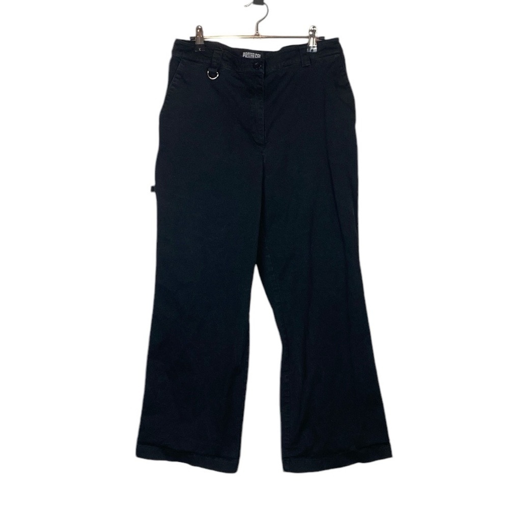 Poster GRL black pants with silver o-ring details